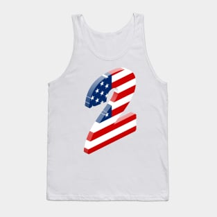 Isometric Number, Number Two Tank Top